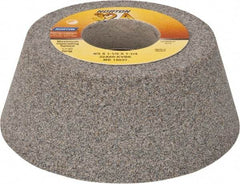 Norton - 4" Diam, 1-1/4" Hole Size, 1-1/2" Overall Thickness, 60 Grit, Type 11 Tool & Cutter Grinding Wheel - Medium Grade, Aluminum Oxide, K Hardness, Vitrified Bond, 5,730 RPM - Industrial Tool & Supply