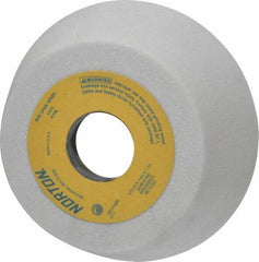 Norton - 5" Diam, 1-1/4" Hole Size, 1-3/4" Overall Thickness, 60 Grit, Type 11 Tool & Cutter Grinding Wheel - Medium Grade, Aluminum Oxide, K Hardness, Vitrified Bond, 4,585 RPM - Industrial Tool & Supply