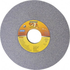 Norton - 6" Diam, 1-1/4" Hole Size, 1/2" Overall Thickness, 46 Grit, Type 12 Tool & Cutter Grinding Wheel - Coarse Grade, Aluminum Oxide, J Hardness, Vitrified Bond, 4,140 RPM - Industrial Tool & Supply