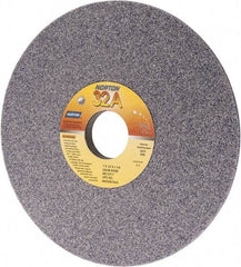 Norton - 7" Diam, 1-1/4" Hole Size, 1/2" Overall Thickness, 46 Grit, Type 12 Tool & Cutter Grinding Wheel - Coarse Grade, Aluminum Oxide, K Hardness, Vitrified Bond, 3,600 RPM - Industrial Tool & Supply