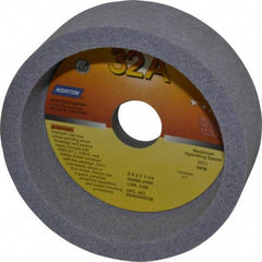 Norton - 6" Diam, 1-1/4" Hole Size, 2" Overall Thickness, 60 Grit, Type 6 Tool & Cutter Grinding Wheel - Medium Grade, Aluminum Oxide, J Hardness, Vitrified Bond, 3,820 RPM - Industrial Tool & Supply