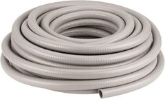 Hubbell Wiring Device-Kellems - 1" Trade Size, 100' Long, Flexible Liquidtight Conduit - PVC, 26mm ID, Gray - Industrial Tool & Supply