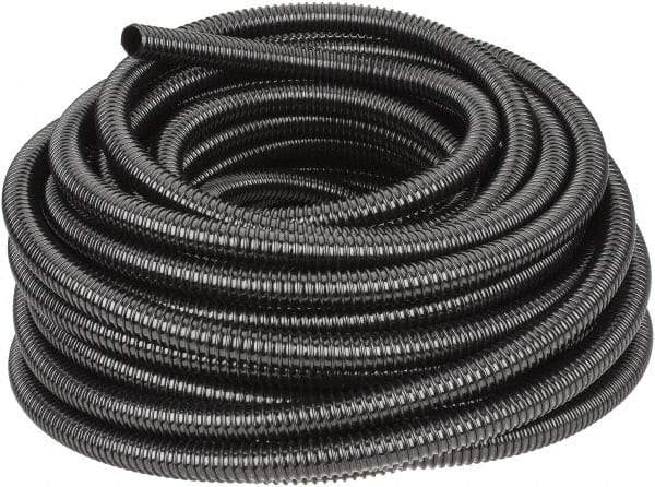 Hubbell Wiring Device-Kellems - 3/4" Trade Size, 100' Long, Flexible Liquidtight Conduit - PVC, 21.1mm ID, Black - Industrial Tool & Supply