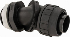 Hubbell Wiring Device-Kellems - 1" Trade, Nylon Push In Flexible Liquidtight Conduit Connector - Noninsulated - Industrial Tool & Supply