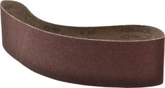 Tru-Maxx - 4" Wide x 36" OAL, 50 Grit, Aluminum Oxide Abrasive Belt - Aluminum Oxide, Coarse, Coated - Industrial Tool & Supply