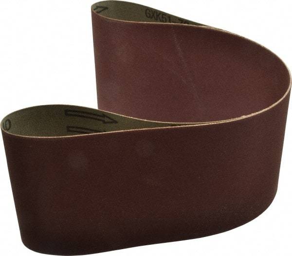 Tru-Maxx - 4" Wide x 36" OAL, 240 Grit, Aluminum Oxide Abrasive Belt - Aluminum Oxide, Very Fine, Coated - Industrial Tool & Supply