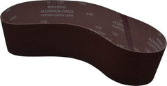 Norton - 4" Wide x 36" OAL, 100 Grit, Aluminum Oxide Abrasive Belt - Aluminum Oxide, Fine, Coated, X Weighted Cloth Backing, Series R228 - Industrial Tool & Supply