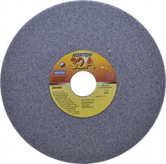 Norton - 8" Diam x 1-1/4" Hole x 1/4" Thick, H Hardness, 46 Grit Surface Grinding Wheel - Aluminum Oxide, Type 1, Coarse Grade, 3,105 Max RPM, Vitrified Bond, No Recess - Industrial Tool & Supply