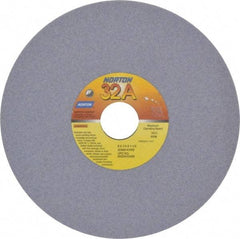 Norton - 8" Diam x 1-1/4" Hole x 1/4" Thick, K Hardness, 80 Grit Surface Grinding Wheel - Aluminum Oxide, Type 1, Medium Grade, 3,600 Max RPM, Vitrified Bond, No Recess - Industrial Tool & Supply