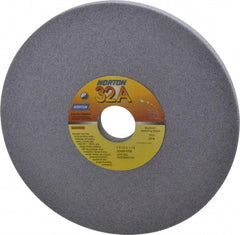 Norton - 8" Diam x 1-1/4" Hole x 1/2" Thick, I Hardness, 60 Grit Surface Grinding Wheel - Aluminum Oxide, Type 1, Medium Grade, 3,600 Max RPM, Vitrified Bond, No Recess - Industrial Tool & Supply