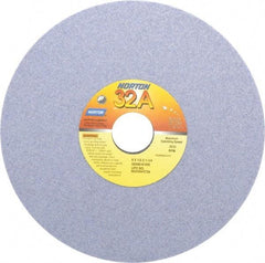 Norton - 8" Diam x 1-1/4" Hole x 1/2" Thick, K Hardness, 60 Grit Surface Grinding Wheel - Aluminum Oxide, Type 1, Medium Grade, 3,600 Max RPM, Vitrified Bond, No Recess - Industrial Tool & Supply