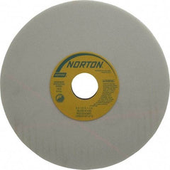 Norton - 8" Diam x 1-1/4" Hole x 1/2" Thick, K Hardness, 60 Grit Surface Grinding Wheel - Aluminum Oxide, Type 1, Medium Grade, 3,600 Max RPM, Vitrified Bond, No Recess - Industrial Tool & Supply