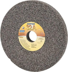 Norton - 8" Diam x 1-1/4" Hole x 3/4" Thick, G Hardness, 46 Grit Surface Grinding Wheel - Aluminum Oxide, Type 1, Coarse Grade, 3,105 Max RPM, Vitrified Bond, No Recess - Industrial Tool & Supply