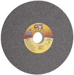 Norton - 8" Diam x 1-1/4" Hole x 3/4" Thick, H Hardness, 46 Grit Surface Grinding Wheel - Aluminum Oxide, Type 1, Coarse Grade, 3,105 Max RPM, Vitrified Bond, No Recess - Industrial Tool & Supply
