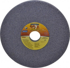 Norton - 8" Diam x 1-1/4" Hole x 1" Thick, I Hardness, 46 Grit Surface Grinding Wheel - Aluminum Oxide, Type 5, Coarse Grade, 3,105 Max RPM, Vitrified Bond, One-Side Recess - Industrial Tool & Supply