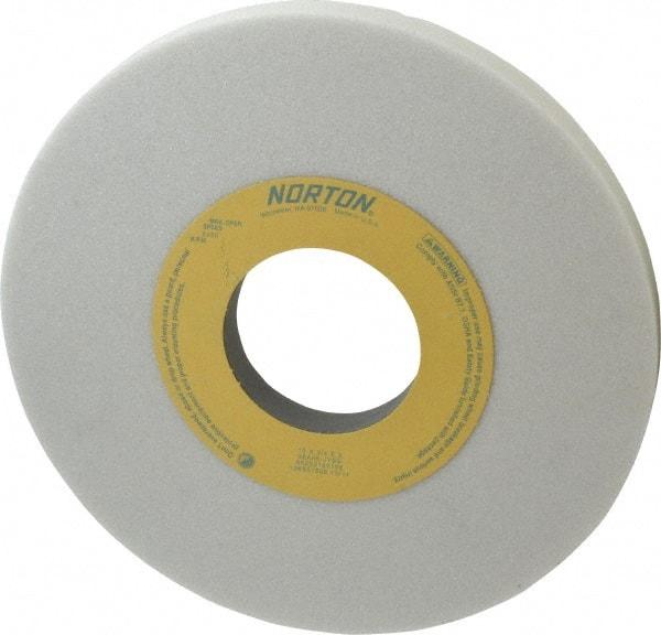Norton - 10" Diam x 3" Hole x 3/4" Thick, J Hardness, 46 Grit Surface Grinding Wheel - Aluminum Oxide, Type 1, Coarse Grade, 2,485 Max RPM, Vitrified Bond, No Recess - Industrial Tool & Supply