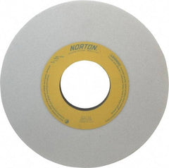 Norton - 10" Diam x 3" Hole x 1" Thick, I Hardness, 46 Grit Surface Grinding Wheel - Aluminum Oxide, Type 1, Coarse Grade, 2,485 Max RPM, Vitrified Bond, No Recess - Industrial Tool & Supply