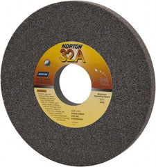 Norton - 12" Diam x 3" Hole x 1" Thick, G Hardness, 46 Grit Surface Grinding Wheel - Aluminum Oxide, Type 1, Coarse Grade, 2,070 Max RPM, Vitrified Bond, No Recess - Industrial Tool & Supply