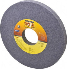 Norton - 12" Diam x 3" Hole x 1" Thick, J Hardness, 46 Grit Surface Grinding Wheel - Aluminum Oxide, Type 1, Coarse Grade, 2,070 Max RPM, Vitrified Bond, No Recess - Industrial Tool & Supply
