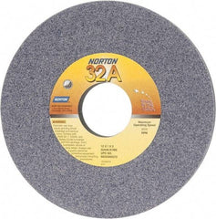 Norton - 12" Diam x 3" Hole x 1" Thick, K Hardness, 46 Grit Surface Grinding Wheel - Aluminum Oxide, Type 1, Coarse Grade, 2,070 Max RPM, Vitrified Bond, No Recess - Industrial Tool & Supply