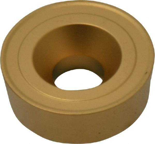 Kennametal - RCMH64 K Grade KC850 Carbide Turning Insert - TiC/TiCN/TiN Finish, Round, 3/4" Inscr Circle, 1/4" Thick - Industrial Tool & Supply