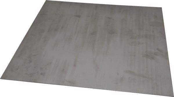 Made in USA - 0.048 Inch Thick x 12 Inch Wide x 12 Inch Long, 304 Stainless Steel Sheet - Intermediate Polished Finish, #4 - Industrial Tool & Supply