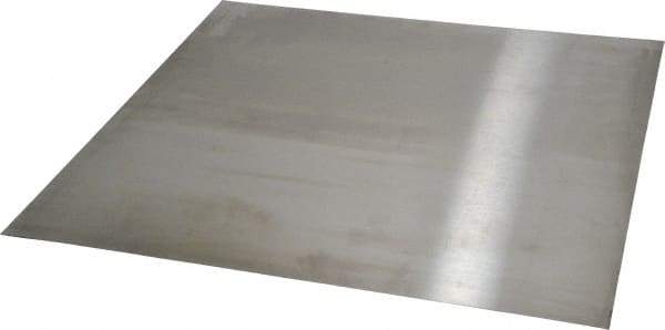 Value Collection - 0.06 Inch Thick x 12 Inch Wide x 12 Inch Long, 304 Stainless Steel Sheet - Intermediate Polished Finish, #4 - Industrial Tool & Supply