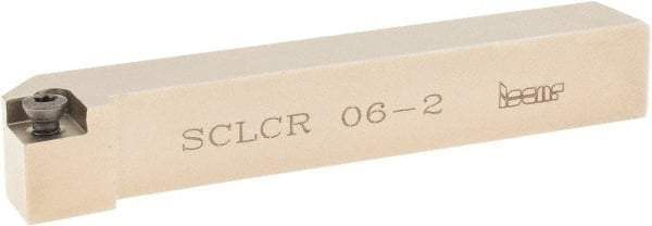 Iscar - SCLC, Right Hand Cut, 3/8" Shank Height x 3/8" Shank Width, Neutral Rake Indexable Turning Toolholder - 2-1/2" OAL, CC.T 2 Insert Compatibility, Series Isoturn - Industrial Tool & Supply