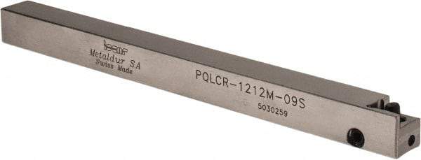 Iscar - PQLC, Right Hand Cut, 12mm Shank Height x 12mm Shank Width, Neutral Rake Indexable Turning Toolholder - 150mm OAL, QCMT 09T3.. Insert Compatibility, Series Isoturn - Industrial Tool & Supply