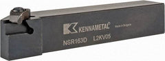 Kennametal - External Thread, Right Hand Cut, 25.4mm Shank Width x 25.4mm Shank Height Indexable Threading Toolholder - 152.4mm OAL, N.3R Insert Compatibility, NS Toolholder, Series Top Notch - Industrial Tool & Supply