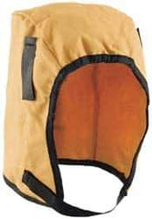 OccuNomix - Universal Size, Gold, Underneath Hard Hat Winter Liner - Regular Length, 1 Layer - Industrial Tool & Supply