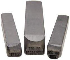 Made in USA - 1/16" Character Size, MASTER Character, Heavy Duty Individual Steel Stamp - Steel - Industrial Tool & Supply