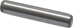 Value Collection - 1/16" Diam x 5/16" Pin Length Grade 8 Alloy Steel Standard Dowel Pin - C 50-58 Hardness, 800 Lb Breaking Strength, 1 Beveled & 1 Rounded End - Industrial Tool & Supply