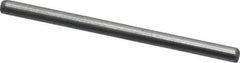 Value Collection - 1/16" Diam x 1" Pin Length Grade 8 Alloy Steel Standard Dowel Pin - C 50-58 Hardness, 800 Lb Breaking Strength, 1 Beveled & 1 Rounded End - Industrial Tool & Supply