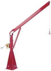 THERN - 1,500 Lbs. Limit Spur Gear Hand Winch - 112-3/4 Inch Overall Height, 32.88 Inch Base Height, Enamel Finish - Industrial Tool & Supply