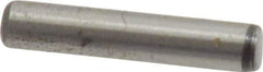 Value Collection - 3/32" Diam x 1/2" Pin Length Grade 8 Alloy Steel Standard Dowel Pin - C 50-58 Hardness, 1,800 Lb Breaking Strength, 1 Beveled & 1 Rounded End - Industrial Tool & Supply