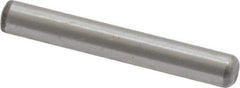Value Collection - 1/8" Diam x 7/8" Pin Length Grade 8 Alloy Steel Standard Dowel Pin - C 50-58 Hardness, 3,200 Lb Breaking Strength, 1 Beveled & 1 Rounded End - Industrial Tool & Supply