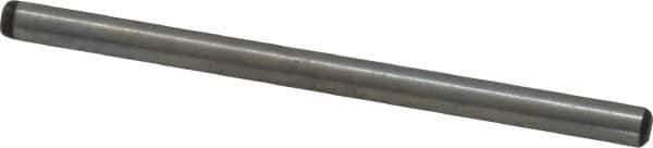 Value Collection - 1/8" Diam x 2" Pin Length Grade 8 Alloy Steel Standard Dowel Pin - C 50-58 Hardness, 3,200 Lb Breaking Strength, 1 Beveled & 1 Rounded End - Industrial Tool & Supply