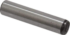 Value Collection - 3/16" Diam x 7/8" Pin Length Grade 8 Alloy Steel Standard Dowel Pin - C 50-58 Hardness, 7,200 Lb Breaking Strength, 1 Beveled & 1 Rounded End - Industrial Tool & Supply