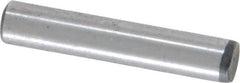 Value Collection - 3/16" Diam x 1" Pin Length Grade 8 Alloy Steel Standard Dowel Pin - C 50-58 Hardness, 7,200 Lb Breaking Strength, 1 Beveled & 1 Rounded End - Industrial Tool & Supply