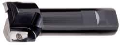 Kyocera - 1-1/4" Cut Diam, 0.64" Max Depth of Cut, 1" Shank Diam, 4.433" OAL, Indexable Square Shoulder End Mill - APET 1604 Inserts, Weldon Shank, 90° Lead Angle, Through Coolant - Industrial Tool & Supply