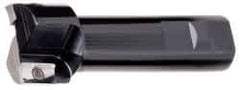 Kyocera - 1" Cut Diam, 0.64" Max Depth of Cut, 1" Shank Diam, 6.015" OAL, Indexable Square Shoulder End Mill - APET 1604 Inserts, Weldon Shank, 90° Lead Angle, Through Coolant - Industrial Tool & Supply
