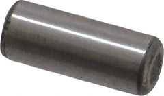 Value Collection - 1/4" Diam x 5/8" Pin Length Grade 8 Alloy Steel Standard Dowel Pin - C 50-58 Hardness, 12,800 Lb Breaking Strength, 1 Beveled & 1 Rounded End - Industrial Tool & Supply