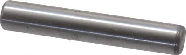Value Collection - 1/4" Diam x 1-1/2" Pin Length Grade 8 Alloy Steel Standard Dowel Pin - C 50-58 Hardness, 12,800 Lb Breaking Strength, 1 Beveled & 1 Rounded End - Industrial Tool & Supply