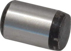 Value Collection - 5/16" Diam x 1/2" Pin Length Grade 8 Alloy Steel Standard Dowel Pin - C 50-58 Hardness, 20,000 Lb Breaking Strength, 1 Beveled & 1 Rounded End - Industrial Tool & Supply
