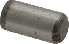 Value Collection - 5/16" Diam x 5/8" Pin Length Grade 8 Alloy Steel Standard Dowel Pin - C 50-58 Hardness, 20,000 Lb Breaking Strength, 1 Beveled & 1 Rounded End - Industrial Tool & Supply