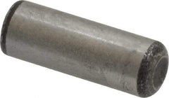 Value Collection - 5/16" Diam x 7/8" Pin Length Grade 8 Alloy Steel Standard Dowel Pin - C 50-58 Hardness, 20,000 Lb Breaking Strength, 1 Beveled & 1 Rounded End - Industrial Tool & Supply
