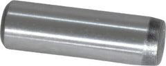 Value Collection - 5/16" Diam x 1" Pin Length Grade 8 Alloy Steel Standard Dowel Pin - C 50-58 Hardness, 20,000 Lb Breaking Strength, 1 Beveled & 1 Rounded End - Industrial Tool & Supply