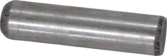 Value Collection - 5/16" Diam x 1-1/4" Pin Length Grade 8 Alloy Steel Standard Dowel Pin - C 50-58 Hardness, 20,000 Lb Breaking Strength, 1 Beveled & 1 Rounded End - Industrial Tool & Supply