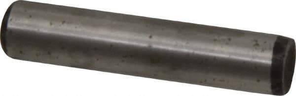 Value Collection - 5/16" Diam x 1-1/2" Pin Length Grade 8 Alloy Steel Standard Dowel Pin - C 50-58 Hardness, 20,000 Lb Breaking Strength, 1 Beveled & 1 Rounded End - Industrial Tool & Supply